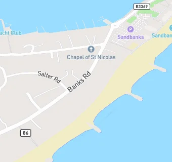 map for Sandbanks Beach Cafe & Kiosks