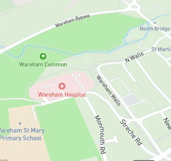 map for Wareham Surgery