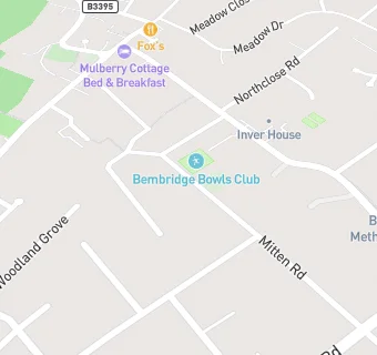 map for Bembridge Bowling Club