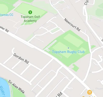 map for Topsham Town AFC