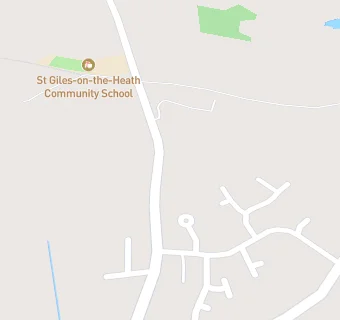 map for St Giles On The Heath Community School