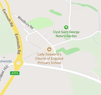 map for Lady Seaward's Church of England Primary School