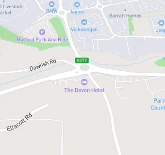 map for The Devon Hotel