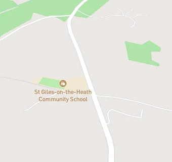 map for St Giles-on-the-Heath Community School