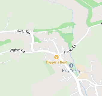 map for The Diggers Rest