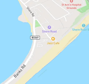 map for Sandbanks Hotel