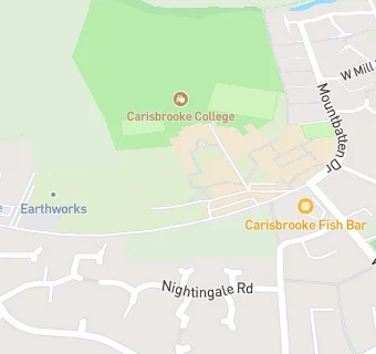 map for Carisbrooke College