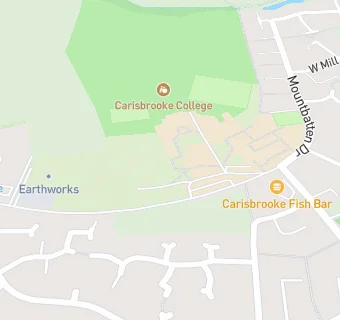 map for Carisbrooke College - Compass