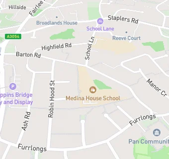 map for Barton Primary School