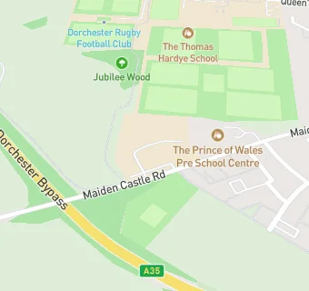 map for PRINCE OF WALES SCHOOL