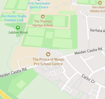 map for Maiden Castle School