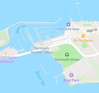 map for Yarmouth Sailing Club