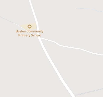 map for Boyton Community Primary School