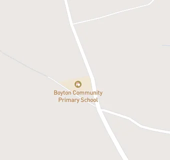 map for Boyton Community Primary School