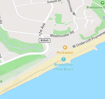 map for Branksome Chine Kiosk