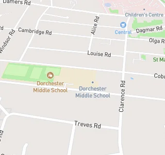 map for Dorchester Middle School