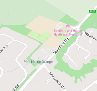 map for Pine Martin Grange Care Community