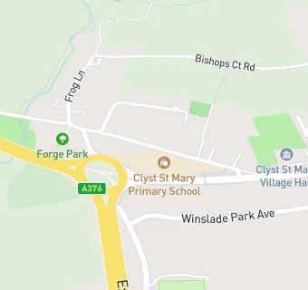 map for Clyst St Mary Primary School