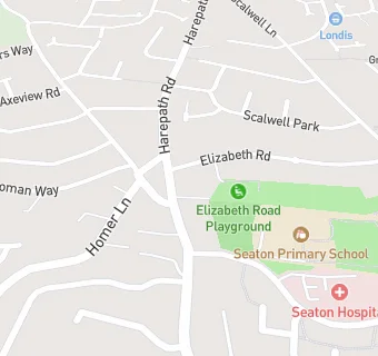 map for Seaton Primary School