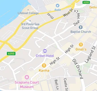 map for Crown Hotel