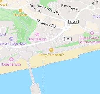 map for East Cliff Kiosk