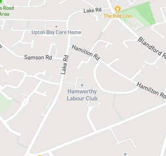 map for Hamworthy Labour Club