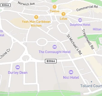 map for Premier Inn Bournemouth West Cliff