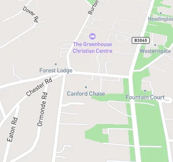 map for Canford Chase Care Home & Nursing