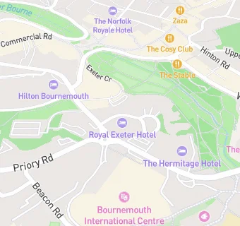 map for Royal Exeter Hotel