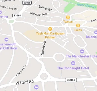 map for Cecil Court Hotel