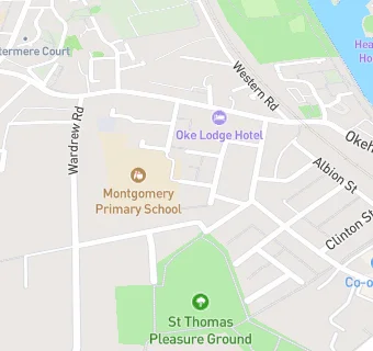 map for Montgomery Primary School