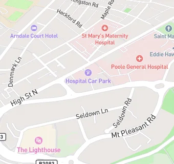 map for Mydentist, Parkstone Road, Poole 