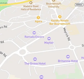 map for Piccadilly Hotel