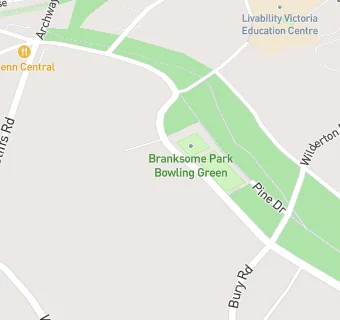 map for Branksome Park Tennis Cafe