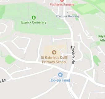 map for St Gabriel's CofE Primary School