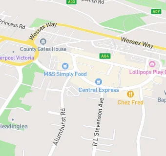 map for Westbourne Tandoori