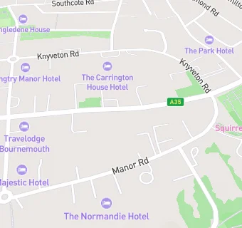 map for Bournemouth Reform Synagogue