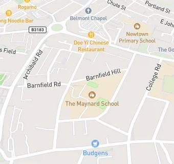 map for The Maynard School For Girls