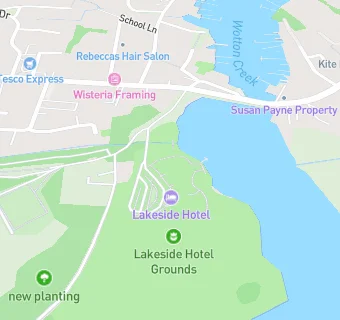 map for Lakeside Park Hotel