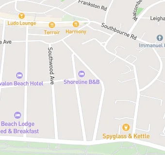 map for Shoreline Hotel