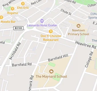 map for Barnbrook Dental Practice