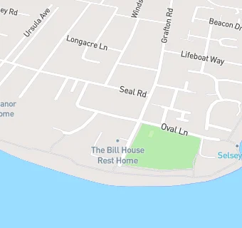 map for The Bill House Rest Home