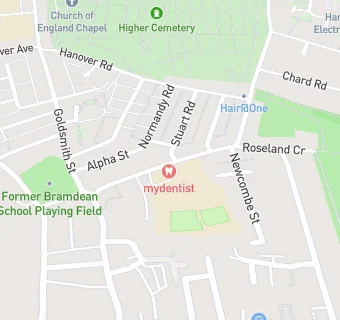 map for Mydentist, South Lawn Terrace, Exeter 