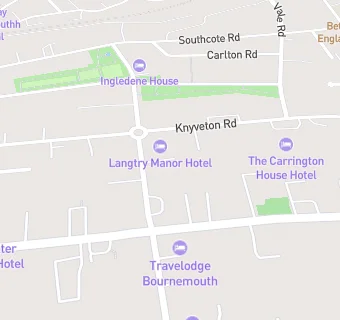 map for Derby Manor Hotel