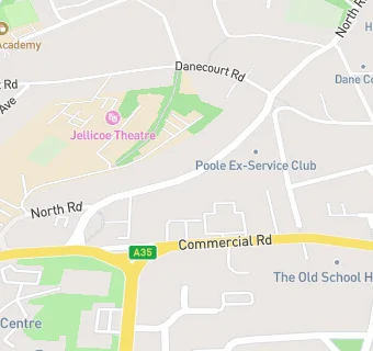 map for Bournemouth & Poole College