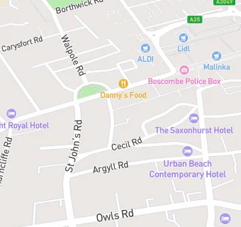 map for Adeline Road Surgery