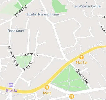 map for St Peters Church & Hall