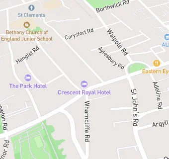 map for Boscombe Gardens Dental Practice