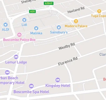 map for Strand Hotel