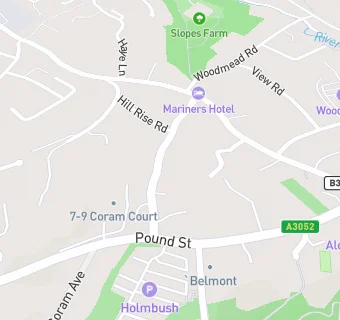 map for Lyme Regis Nursing Home